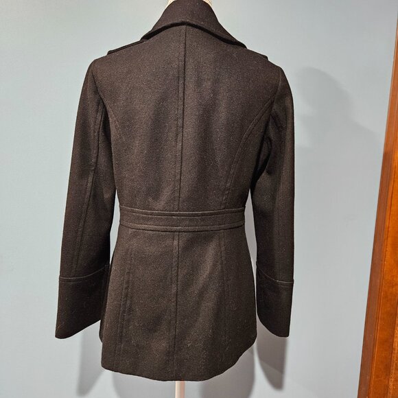 Michael Kors Black Pea Coat - Small - Picture 2 of 7